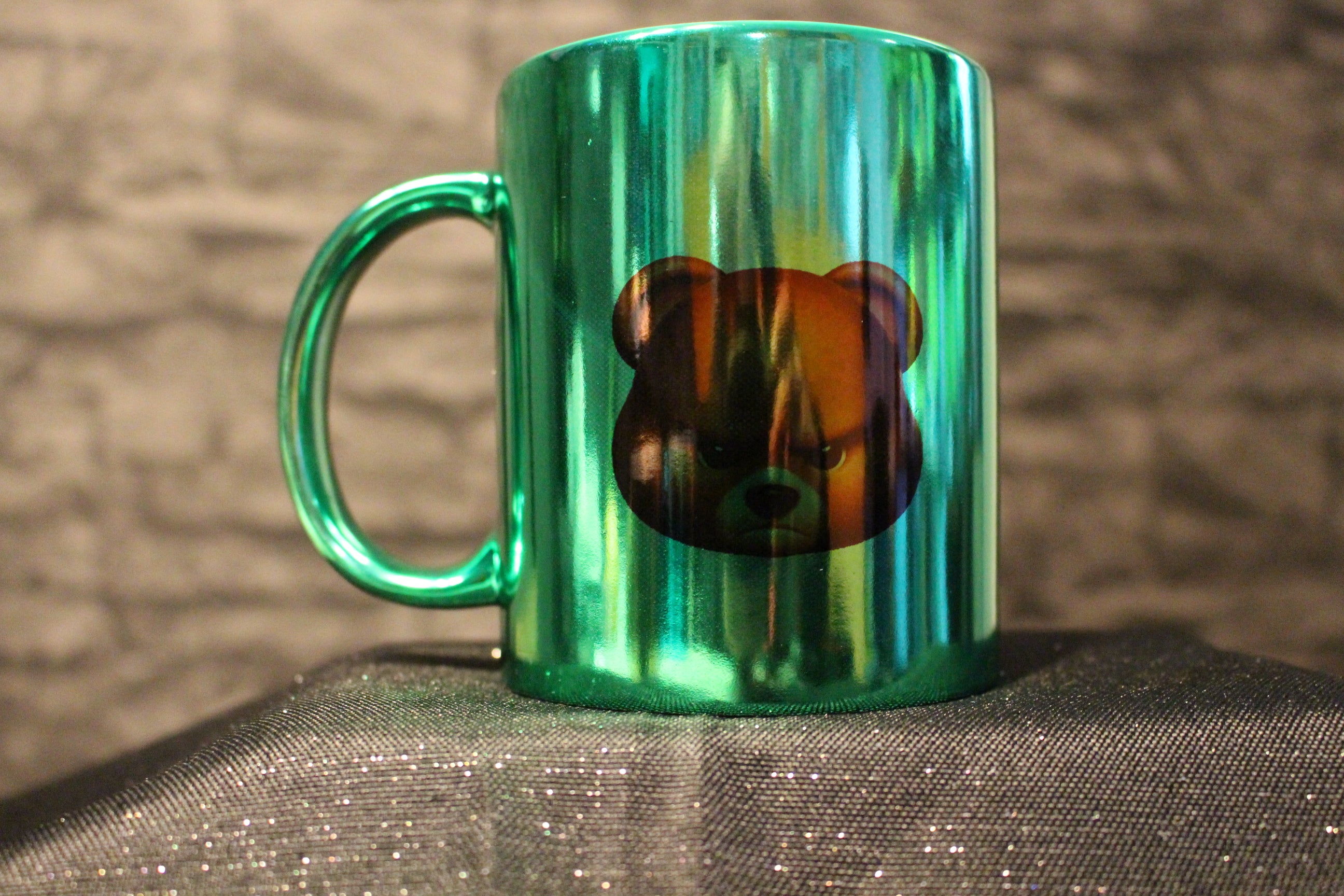 Tasse mit edlem, grünen Look