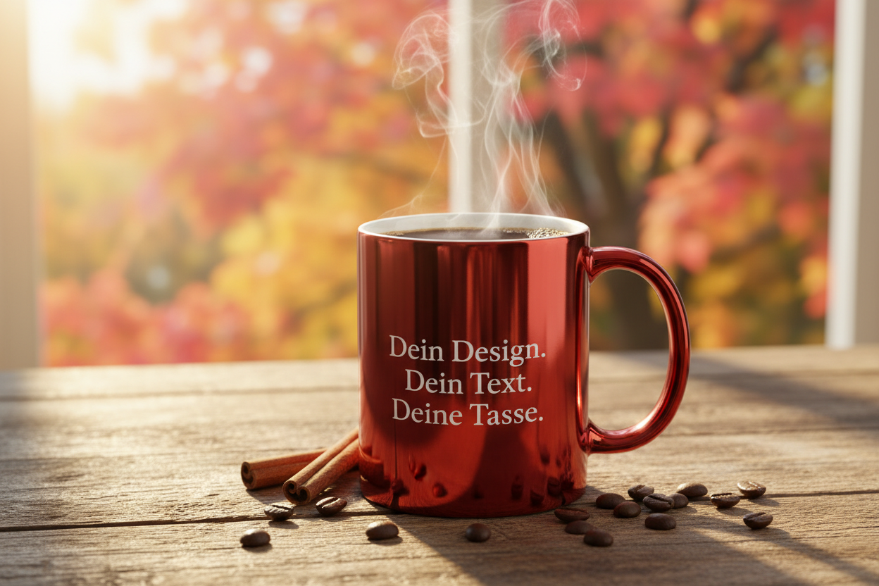 Edle rote Tasse