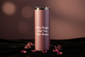 Rosa Glitzer Thermobecher